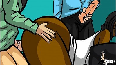 Students have sex with a black teacher after school